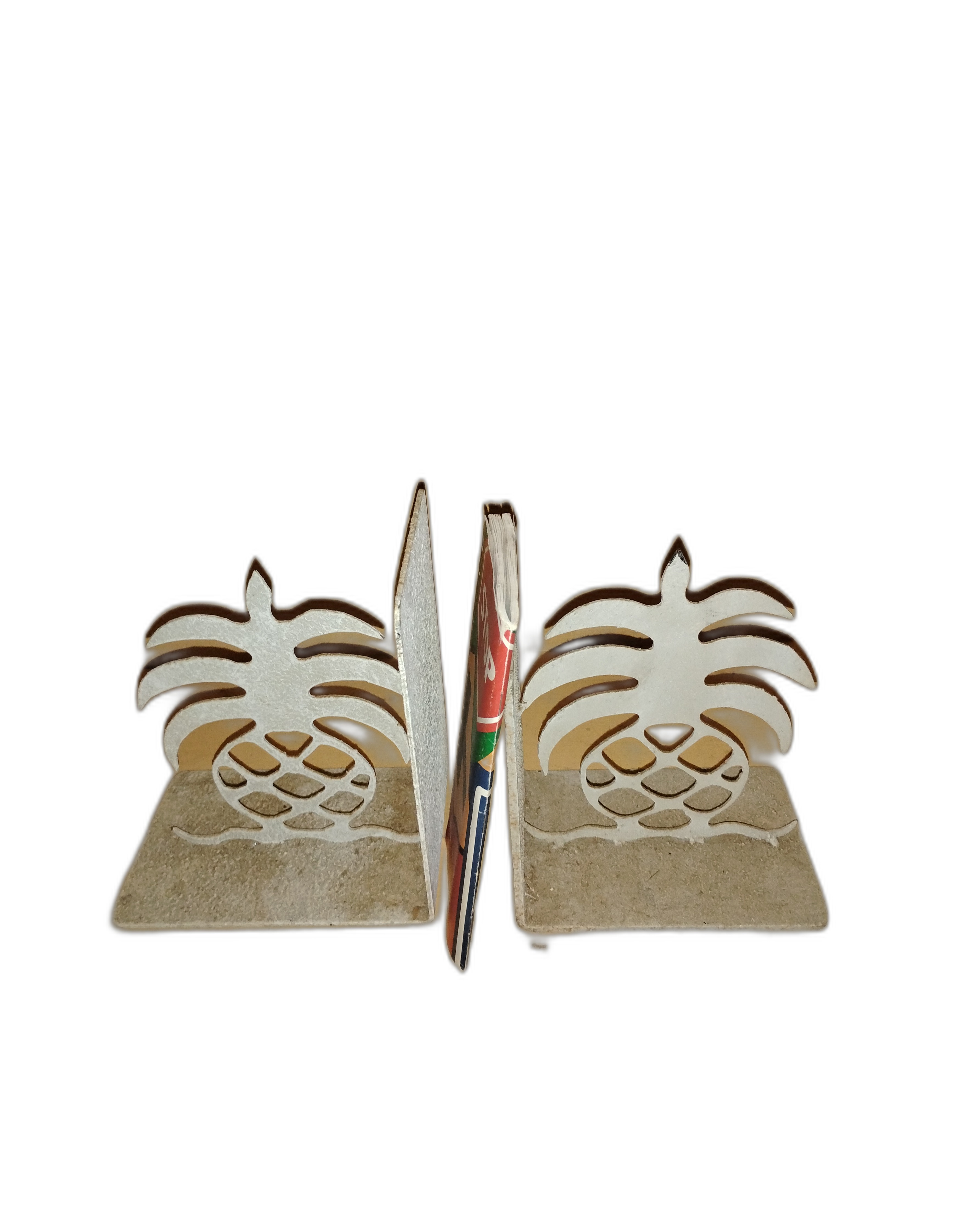 Heavy Metal Pineapple Bookends