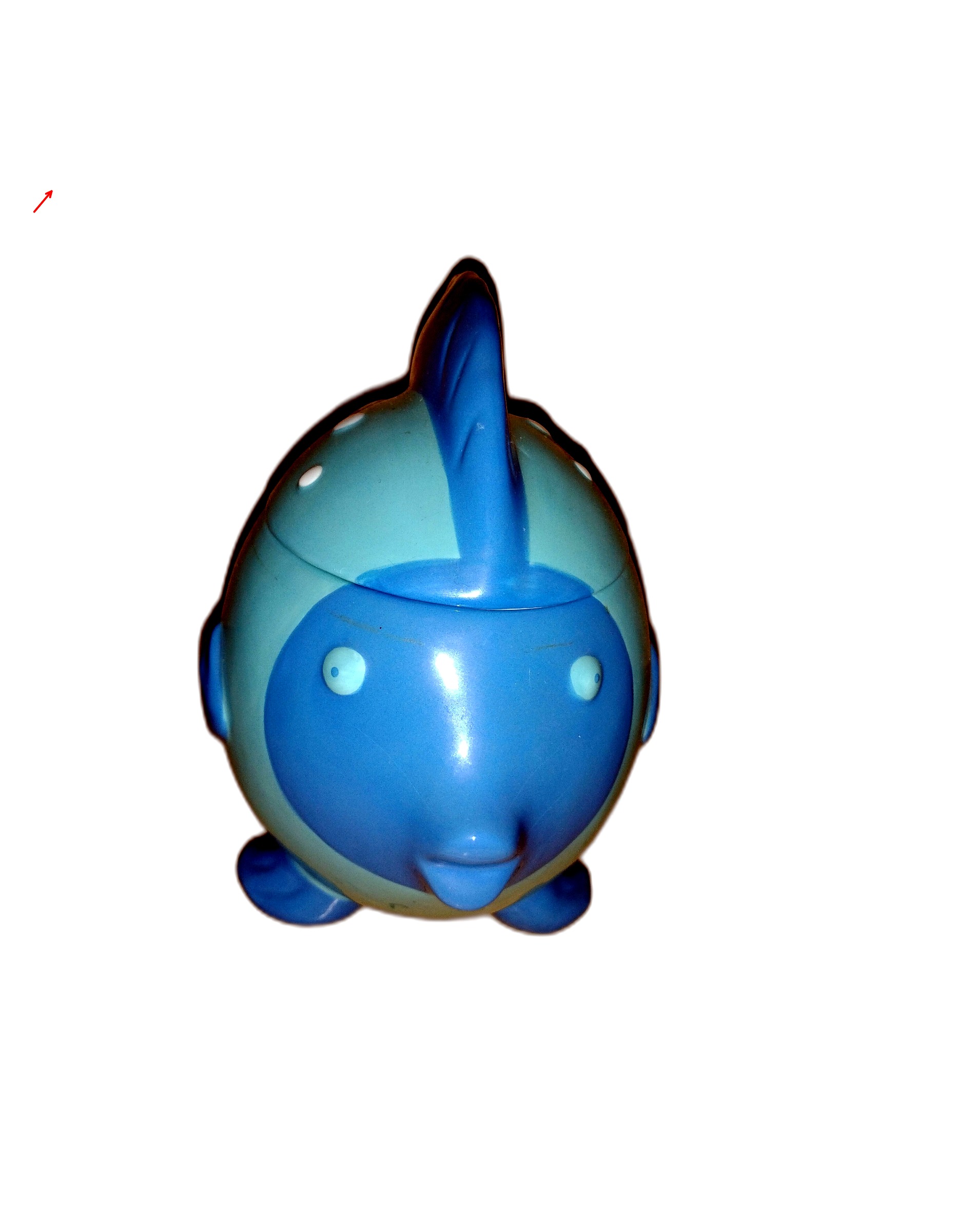 Blue and White Fish Cookie Jar